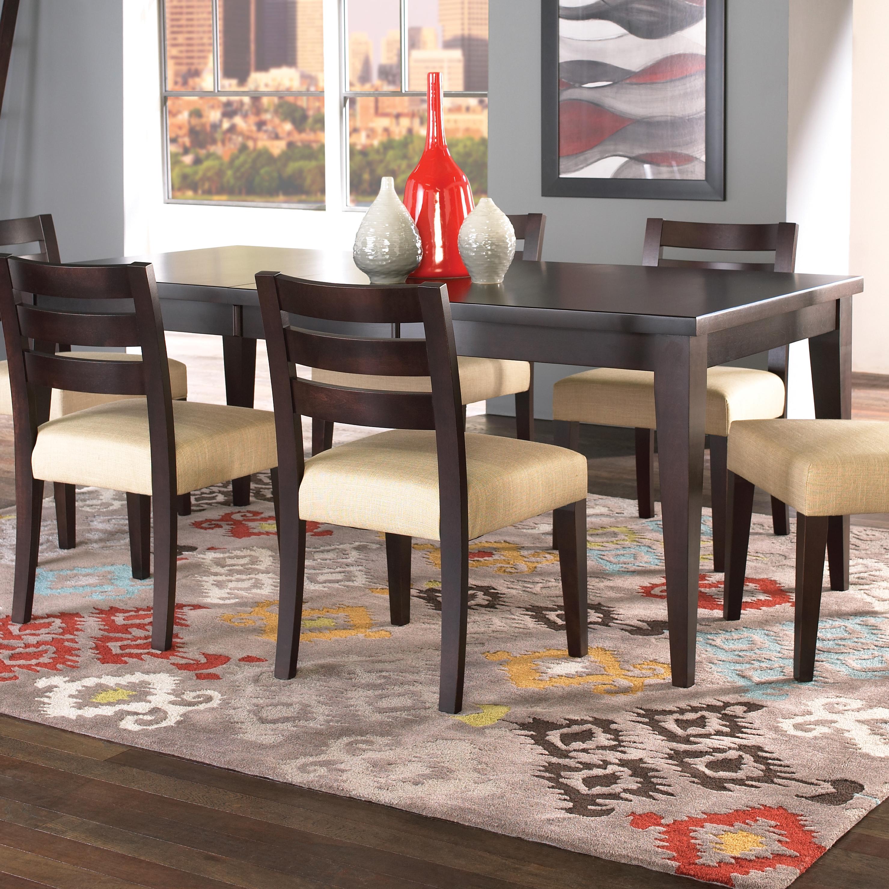 Canadel Custom Dining Customizable Rectangular Table with Thick Top and